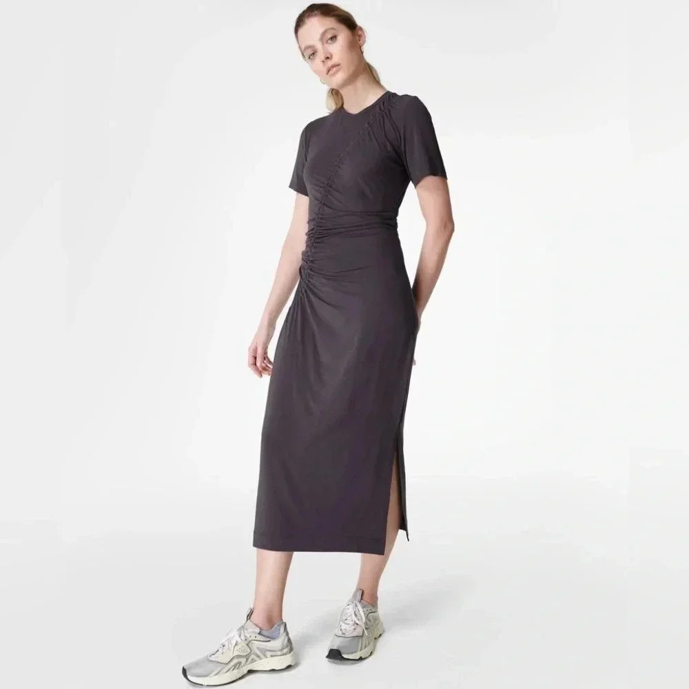 SWEATY BETTY Ambience Midi Dress -2XL